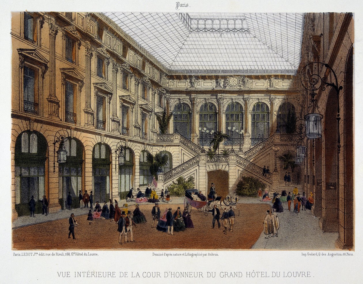 Grand Hôtel du Louvren kunniapiha tekijältä Unknown artist