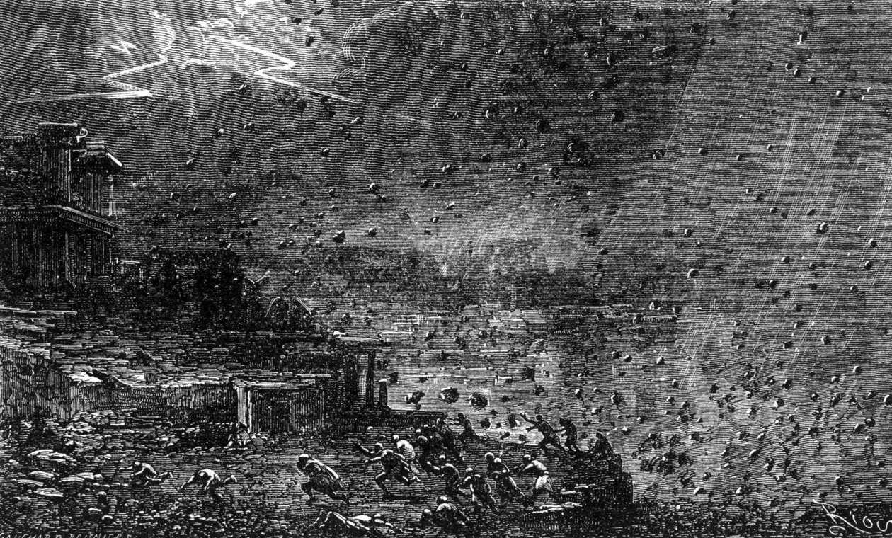 Pompejin tuho vuonna 79. tekijältä Unknown artist