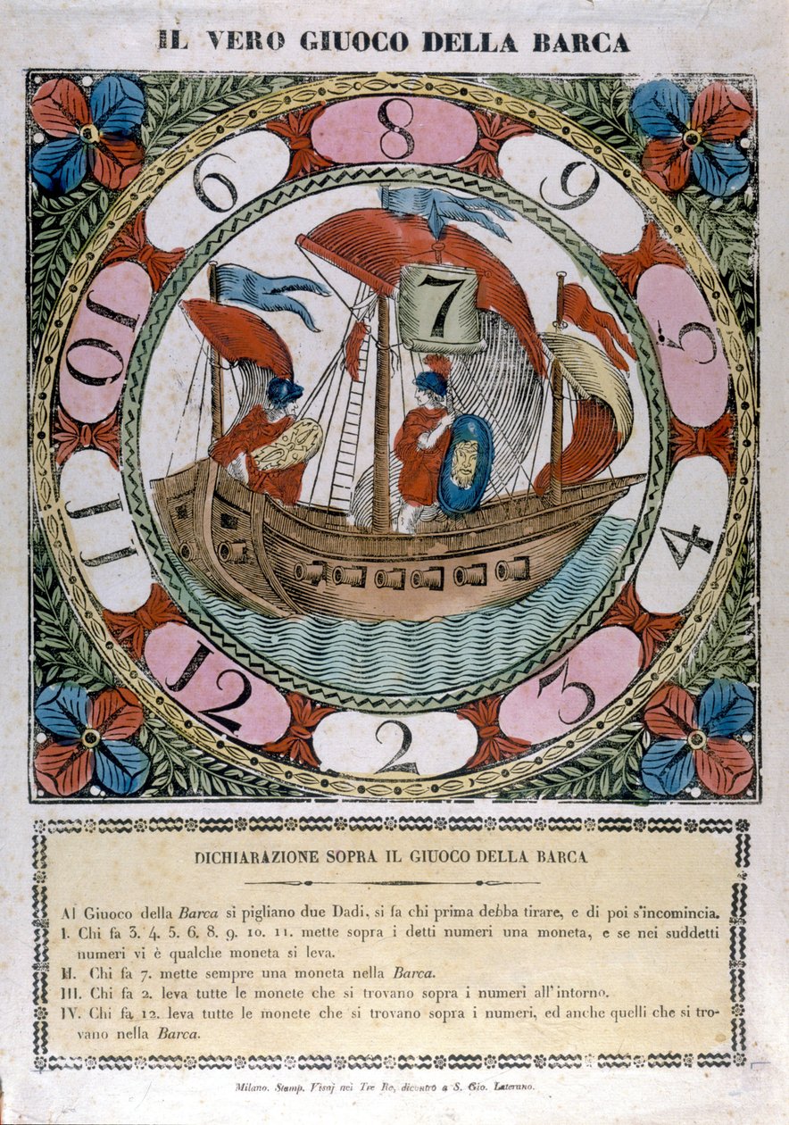 Veneen peli. 1700-luvulla tekijältä Unknown artist