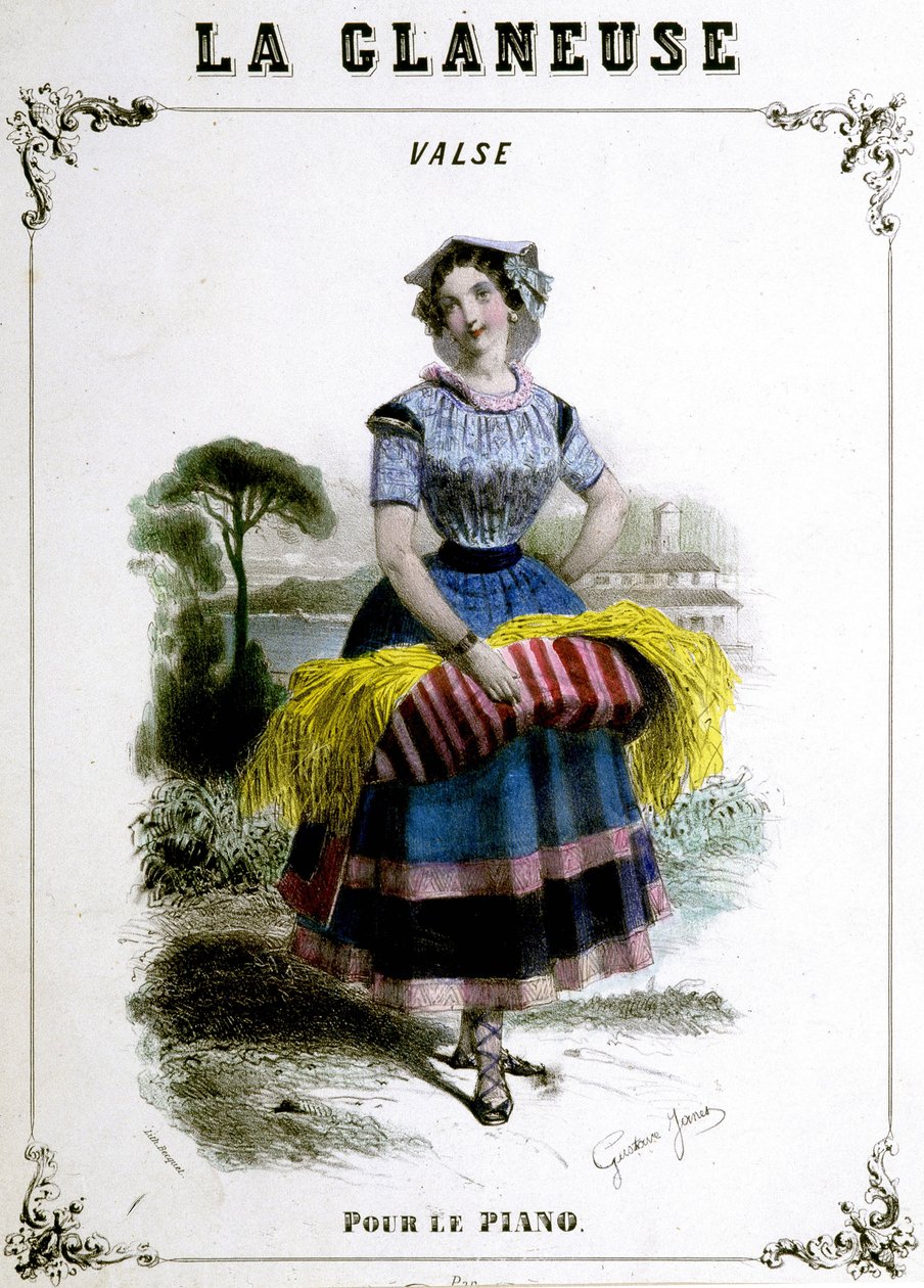 Gleaneuse, valssi pianolle. tekijältä Unknown artist