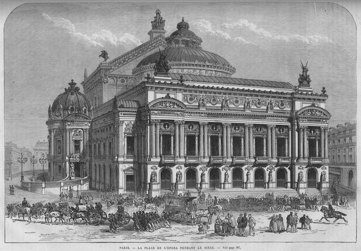 Preussilaisten piiritys Pariisin. 1871. Place de l