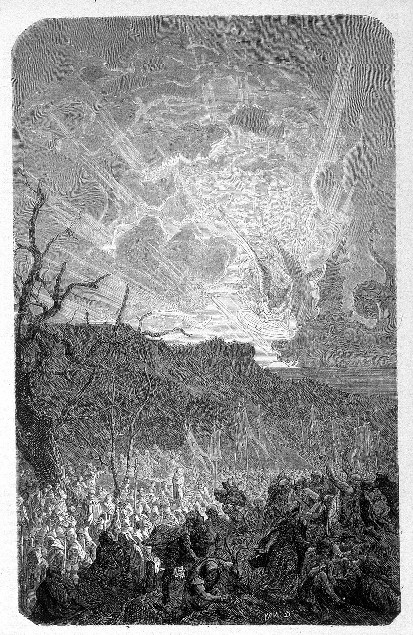 Tuhannen vuoden (1000) taikausko: maailmanloppu - kirjassa "Paavien historia" tekijältä Unknown artist