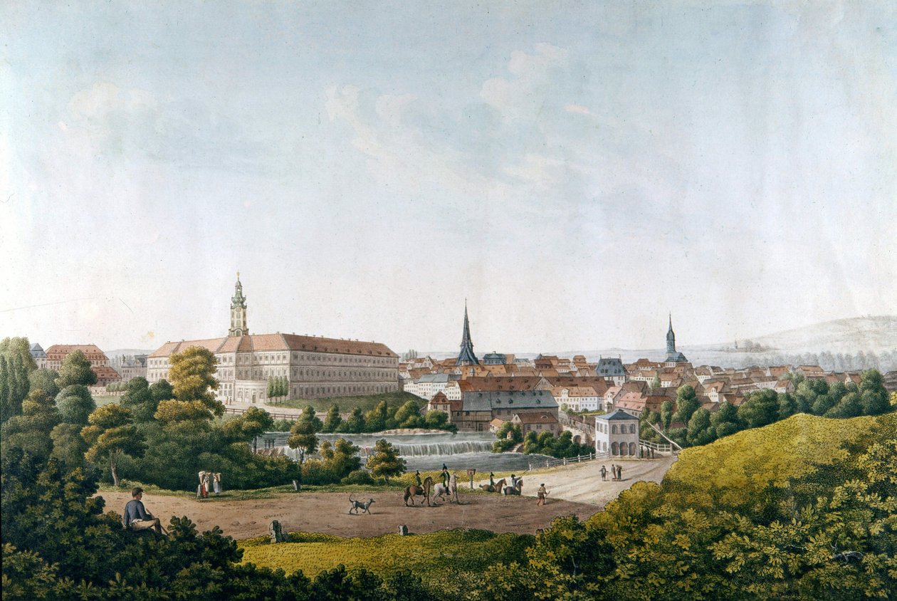 Weimarin kaupunki 1700-luvun lopulla. tekijältä Unknown artist