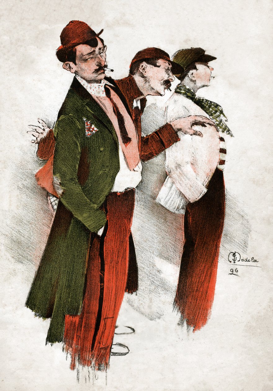 Varkaat Pariisissa. (kaiverrus 1896) tekijältä Unknown artist