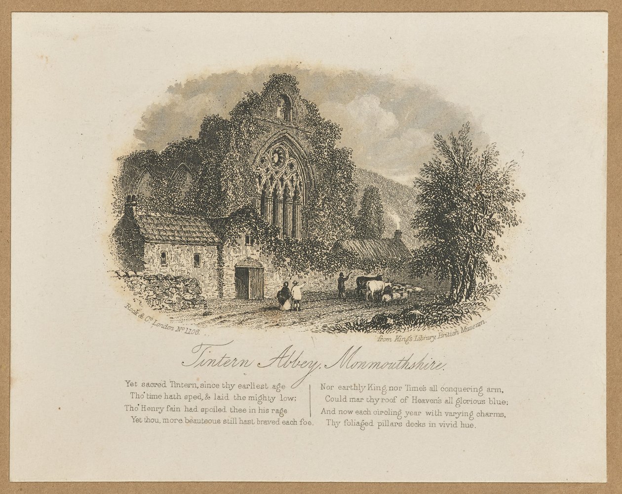 Tintern Abbey, Monmouthshire tekijältä Unknown artist