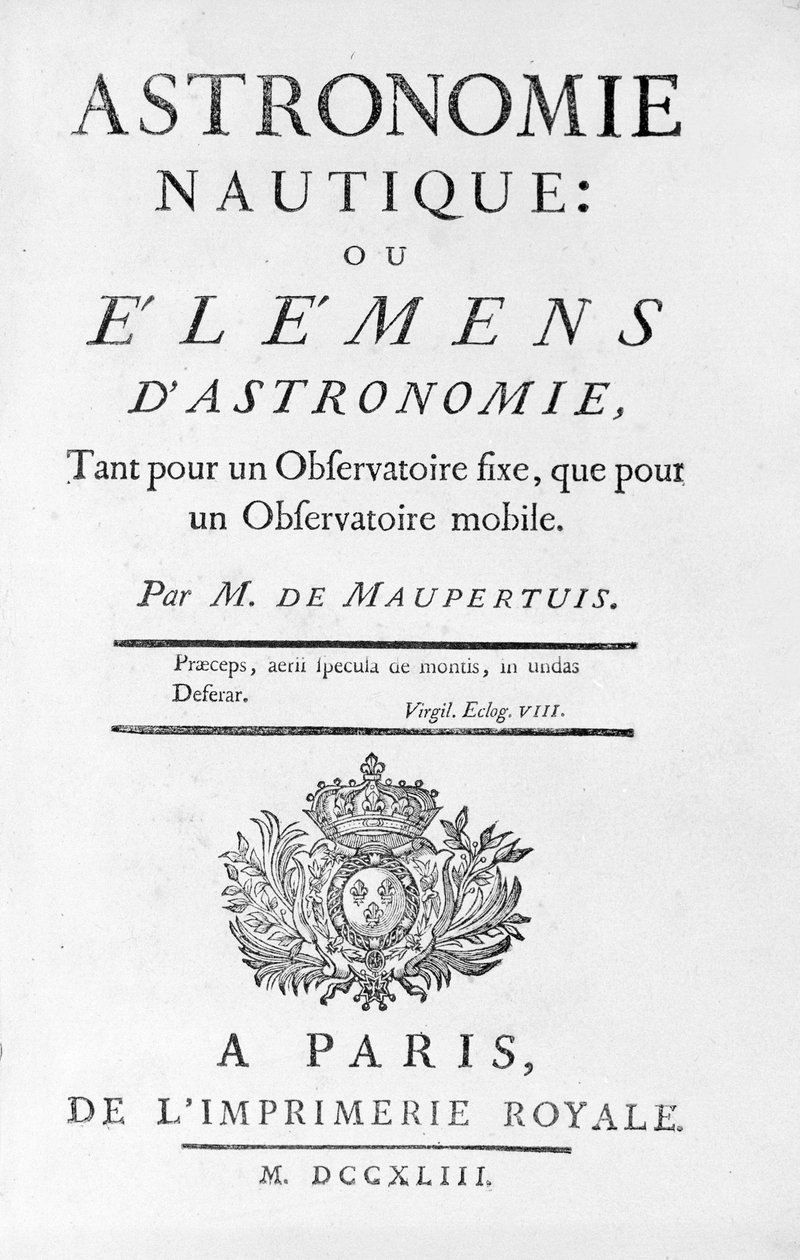 M. de Maupertuis