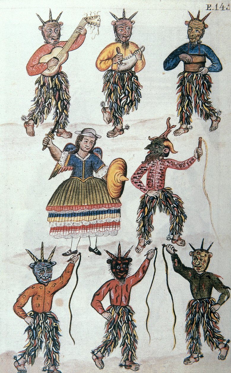 Baltazar Martinez Companionin ja Trujillon piispan (1782-1785) Bujandan kirja "Trujillo del Peru" tai "Codex Martinez Companion" tekijältä Unknown artist