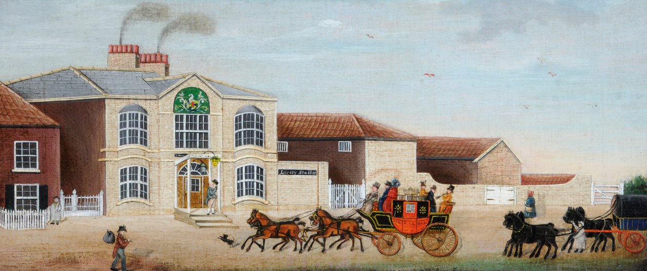 Trafalgarin vaunu, noin 1860 (öljy kankaalle). tekijältä Unknown artist
