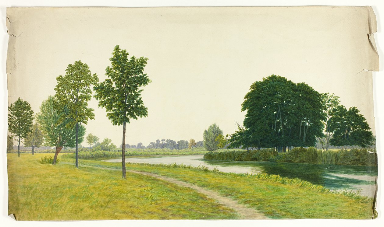 Rauhallinen puistomaisema tekijältä Unknown artist