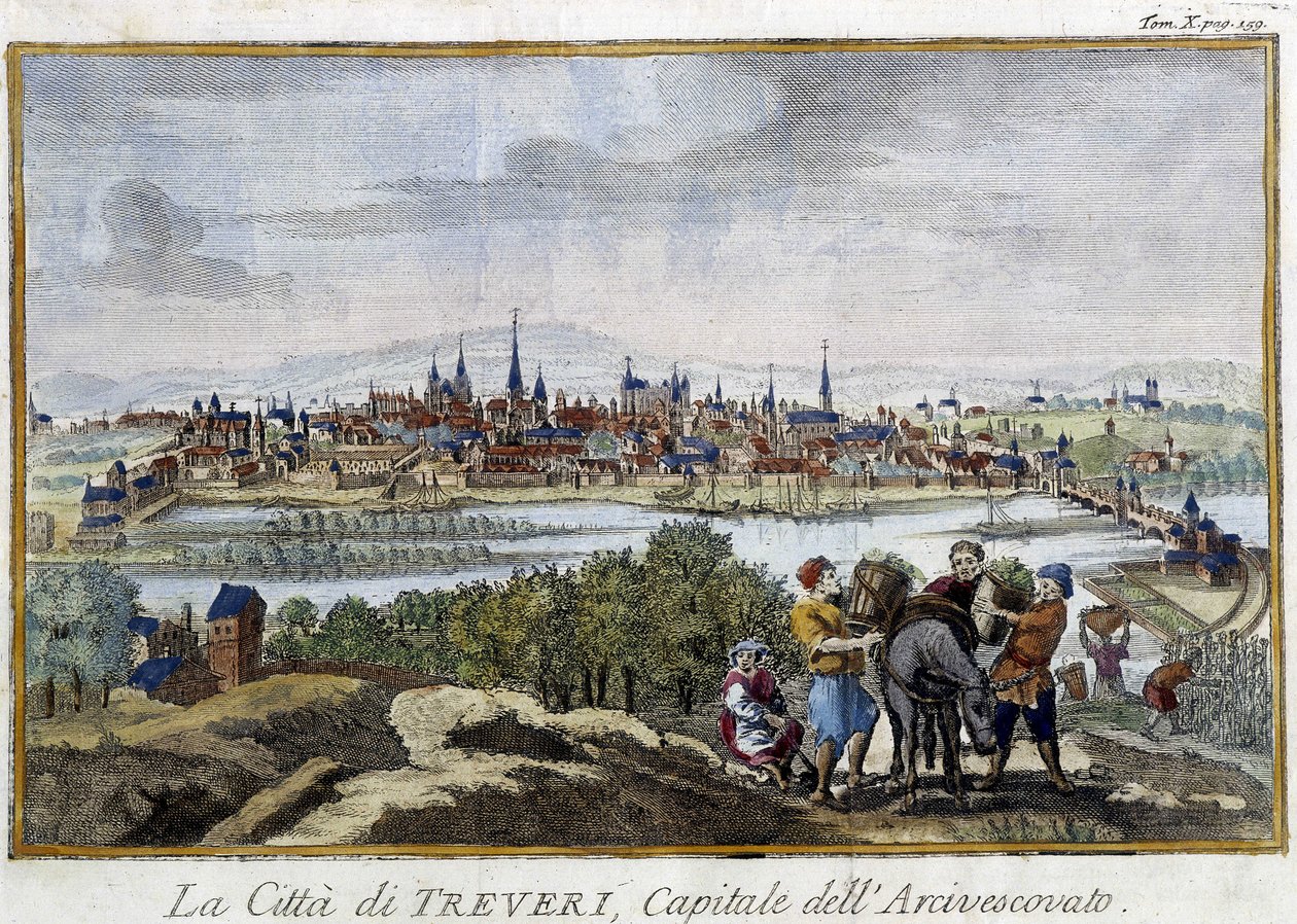 Trier noin 1790 tekijältä Unknown artist