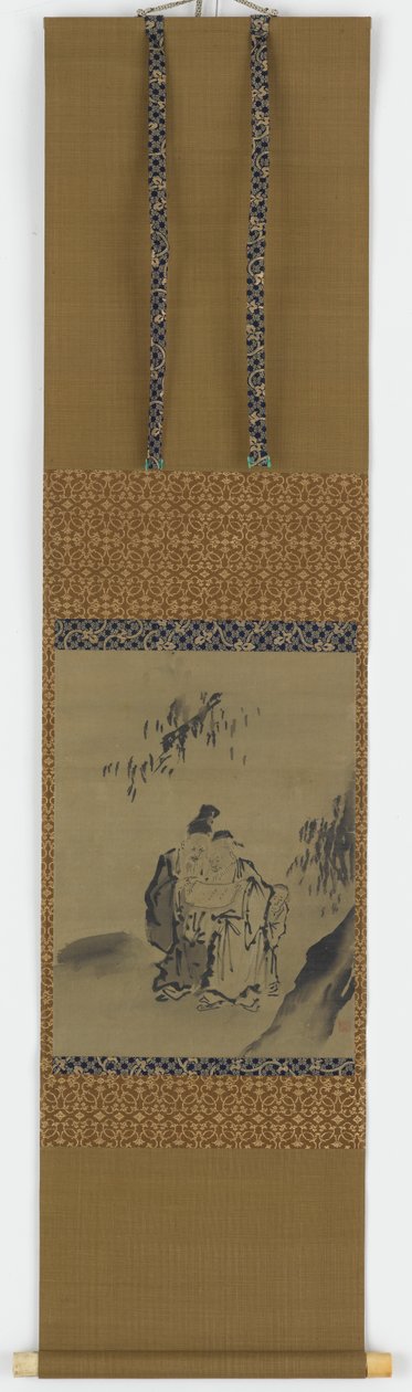 Kaksi kiinalaista viisasta seisoo puun alla tekijältä Unknown artist