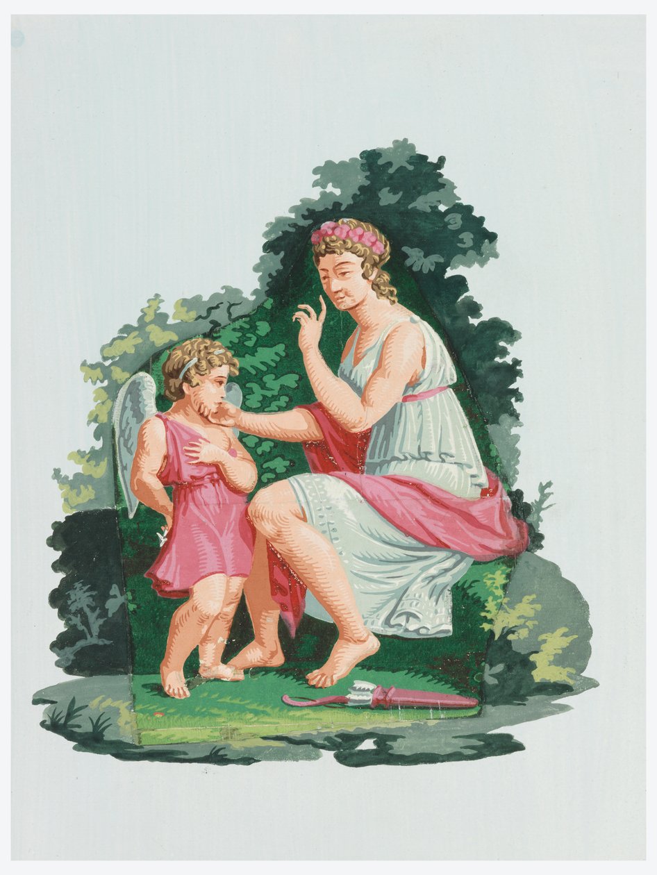 Venus varoittaa Cupidoa tekijältä Unknown artist