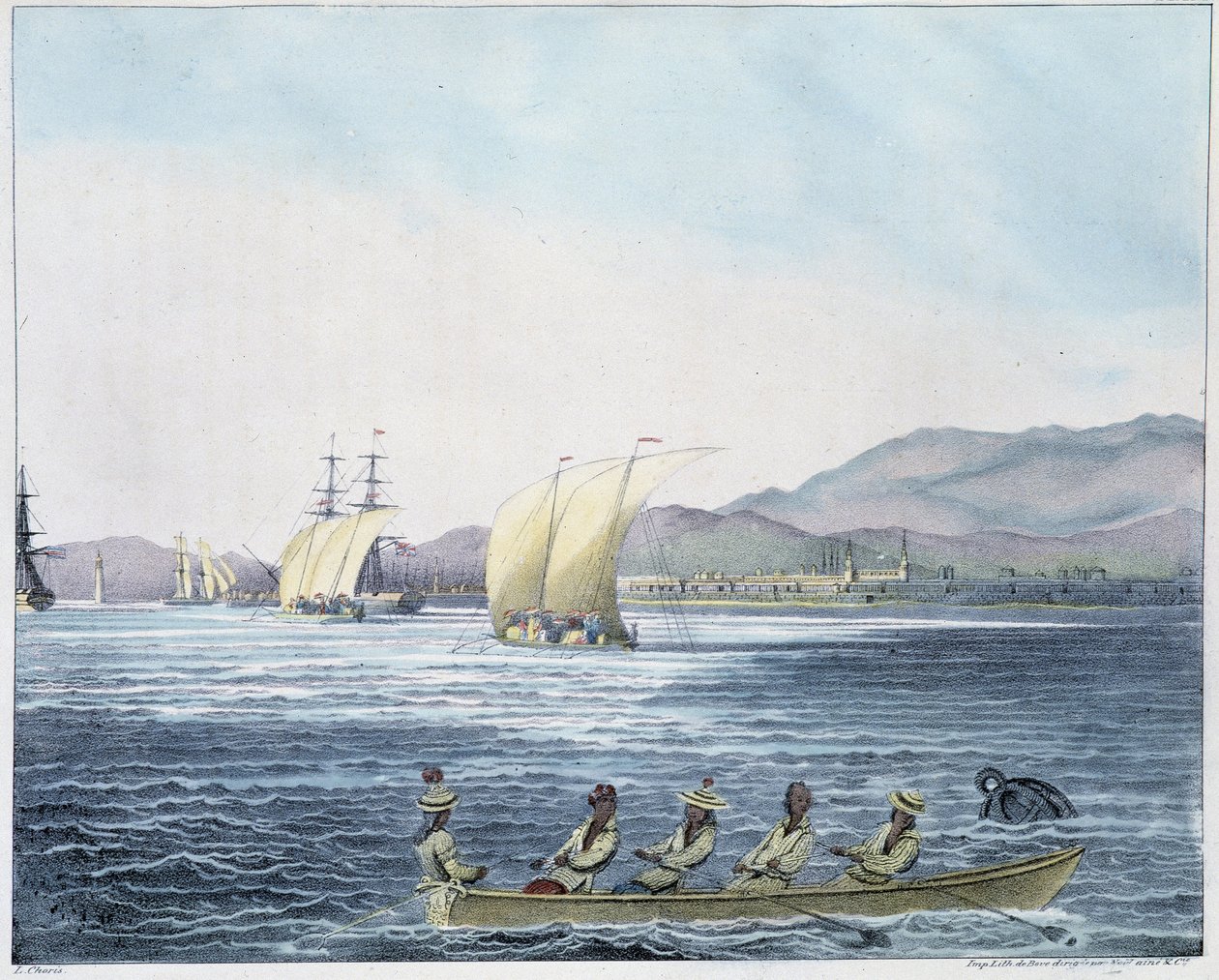 Näkymä Mamille Citylle, Filippiinien saarelle. tekijältä Unknown artist
