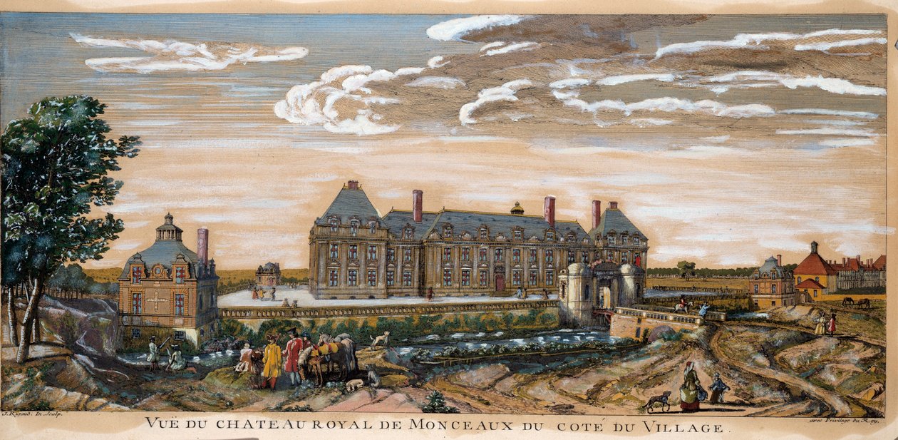 Näkymä Chateau Royal de Monceaux