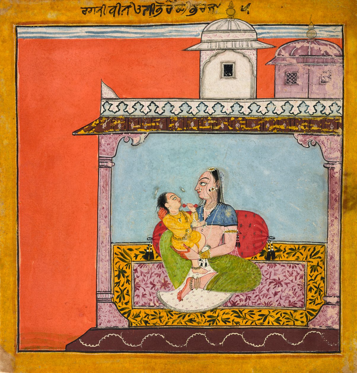 Vilaval Ragini, Ragamalassa tekijältä Unknown artist