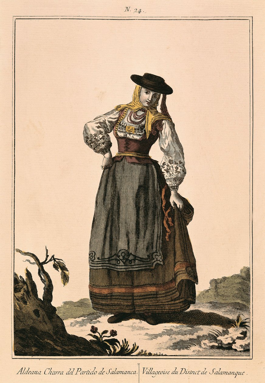 Salamancan alueen kyläläinen tekijältä Unknown artist
