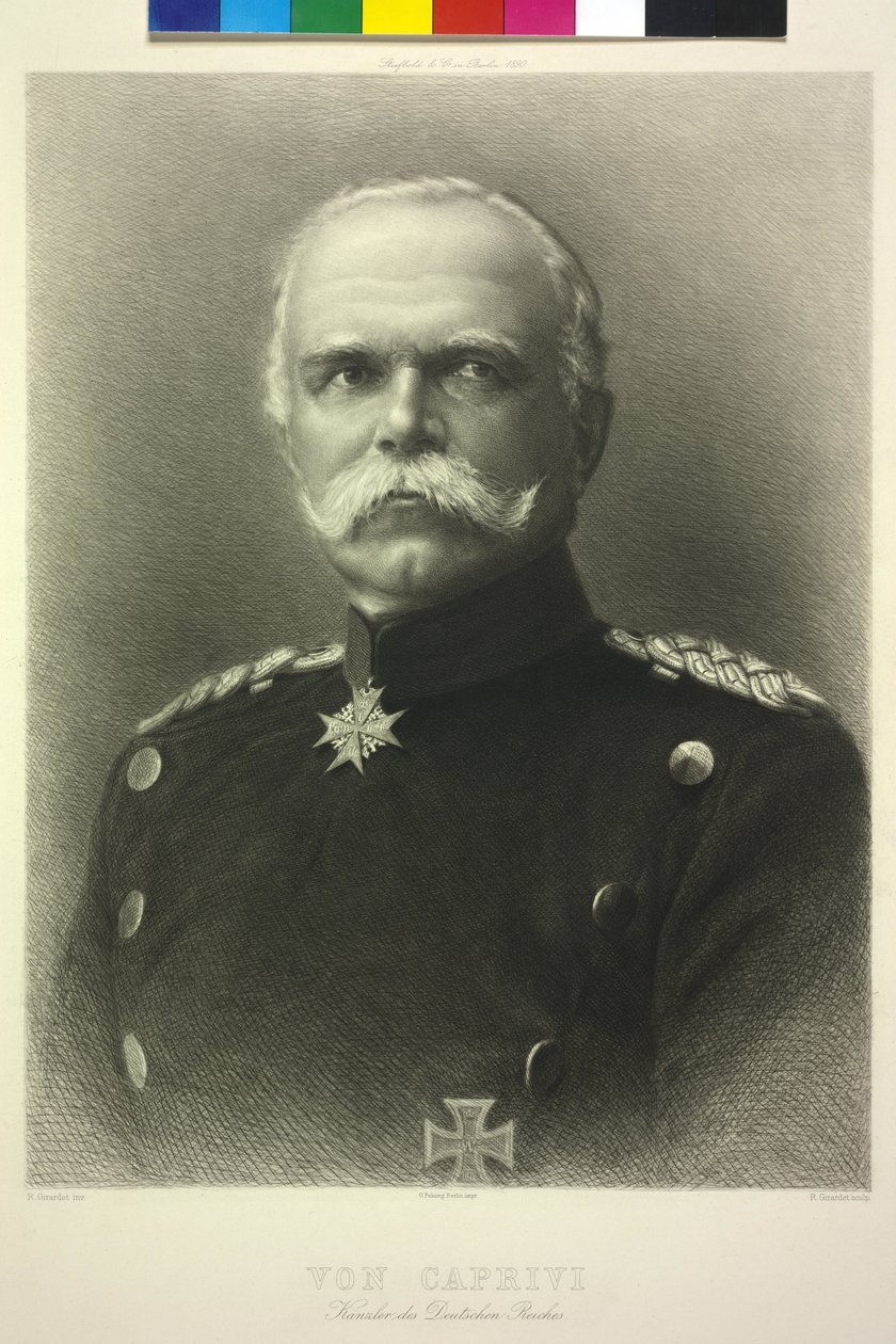 Von Caprivi Saksan keisarikunnan kansleri tekijältä Unknown artist