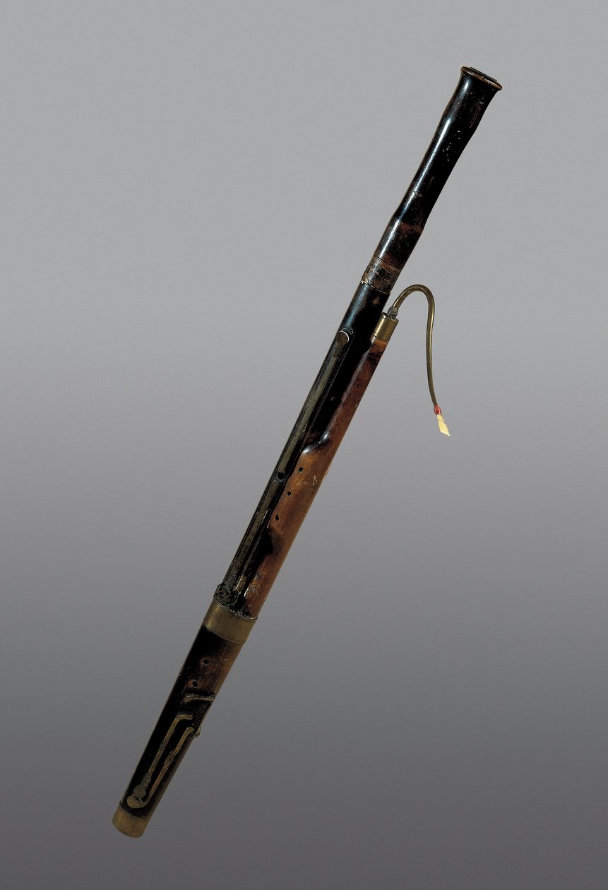 Puhallinsoitin: 1700-luvun fagotti. Barcelona. Musiikin museo. tekijältä Unknown artist