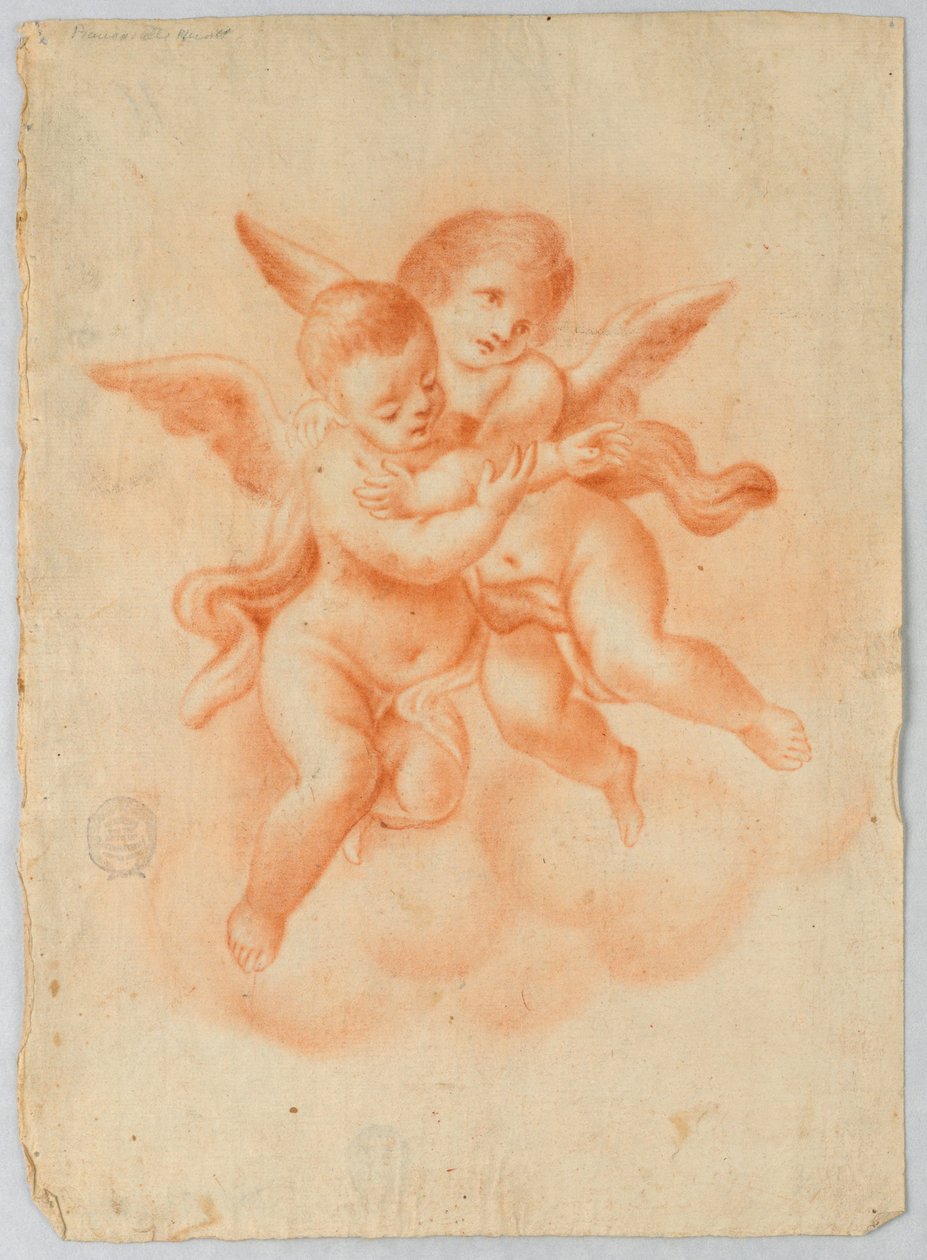 Siivekäs Putti pilvissä tekijältä Unknown artist
