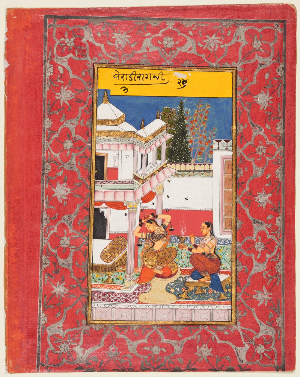 Nainen kaipaa rakastajaansa: Verati Ragini Dipakista, Ragamalassa tekijältä Unknown artist