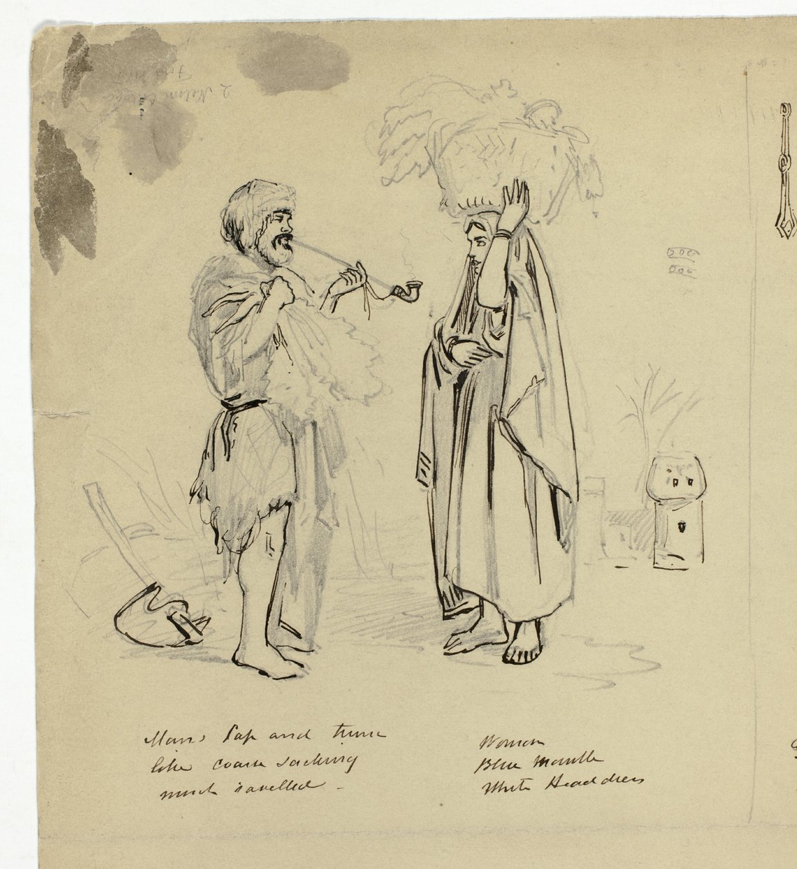 Nainen ja kerjäläinen tekijältä Unknown artist
