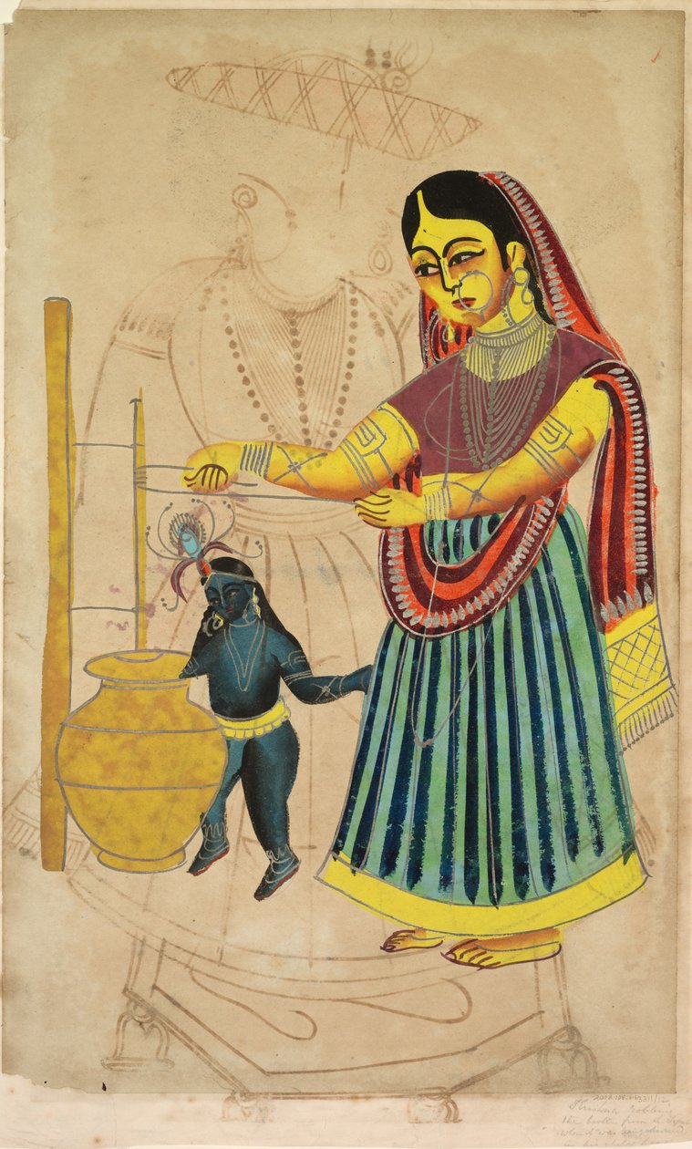 Yasoda Churning Butter (käänteinen) tekijältä Unknown artist