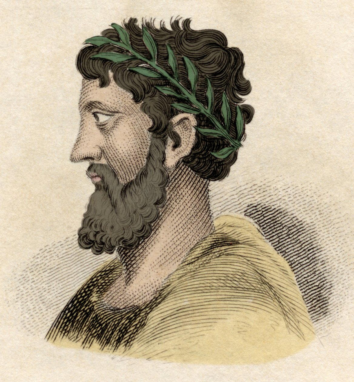 Zaleucus (tai Zaleucos Zaleuco di Locri) kreikkalainen filosofi ja locrealaisten (Italian kansan) lainsäätäjä, asui 7. vuosisadalla eKr. Kaiverrus 1800-luvulta. tekijältä Unknown artist