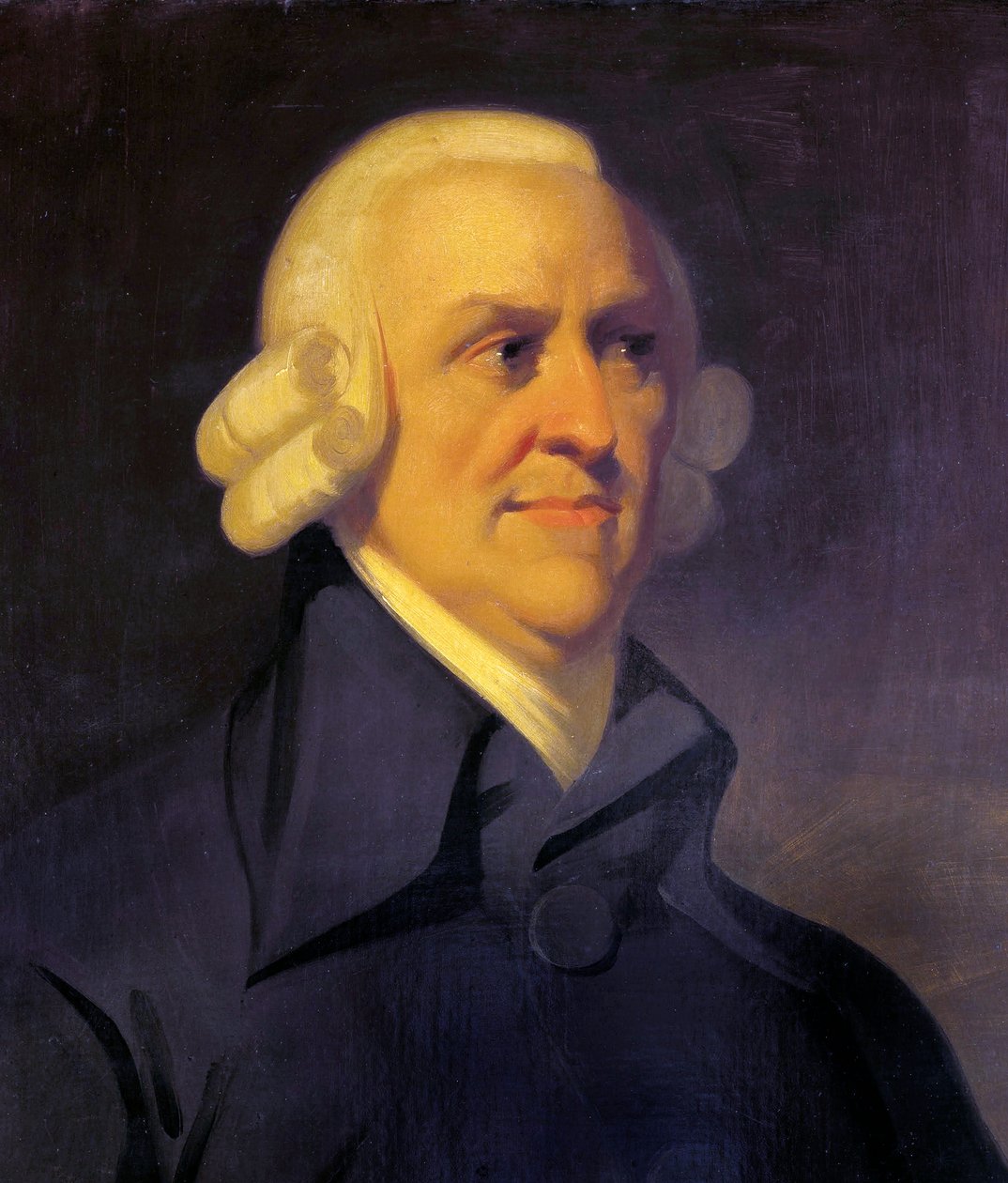 yksityiskohta Adam Smithin muotokuva (1723-1790) - Nimetön - 1795 - Öljy kankaalle - 77,9x64,5 - Skotlannin kansallisgalleria, Edinburgh tekijältä Unknown artist