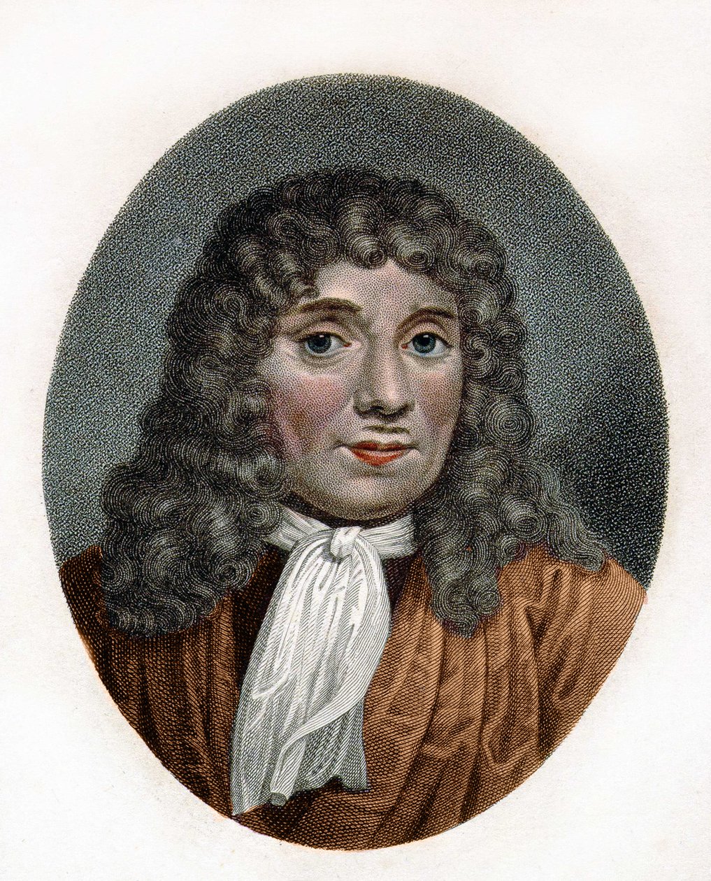 muotokuva Antonie Van Leeuwenhoekista tai Anton van Leeuwenhoekista tai Leeuvenhoekista tai Leeuwenhoeckista. Hollantilainen luonnontieteilijä (1632-1723). 1700-luvun kaiverrus. tekijältä Unknown artist