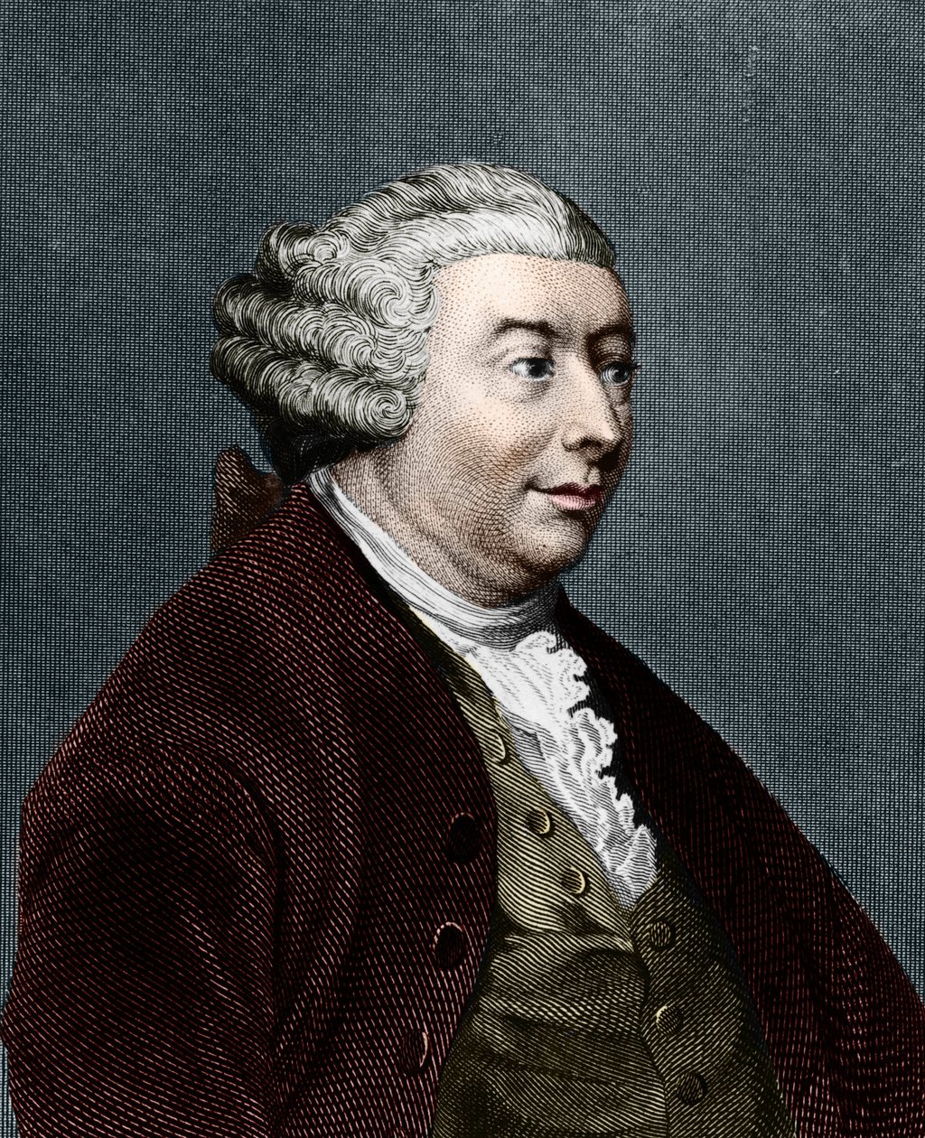 David Humen muotokuva. Skotlantilainen filosofi (1711-1776). tekijältä Unknown artist