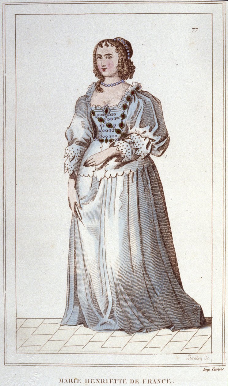 Ranskalaisen Henriette-Marien muotokuva. Pariisi tekijältä Unknown artist