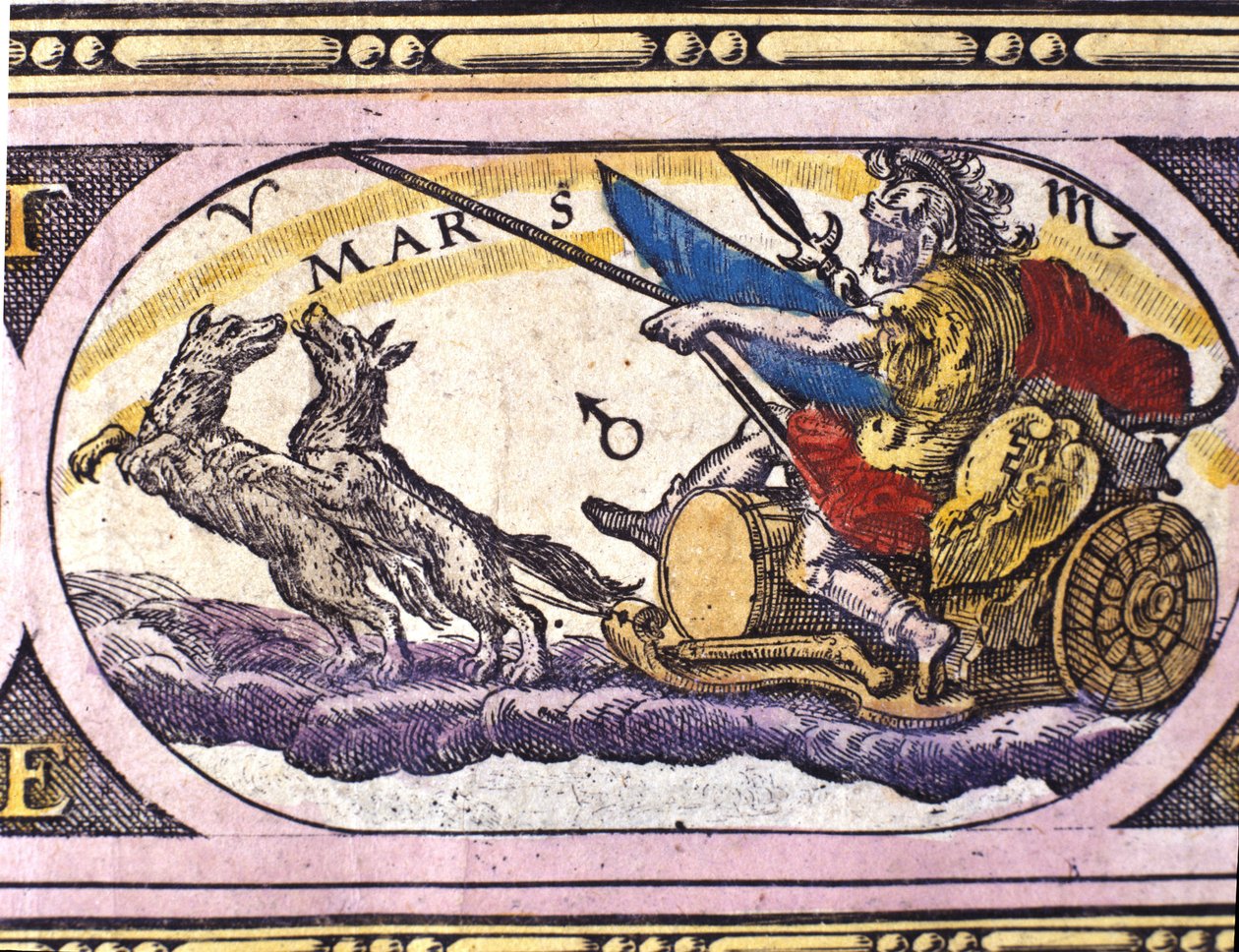 Marsin esitys 1600-luvulta (kaiverrus) tekijältä Unknown artist