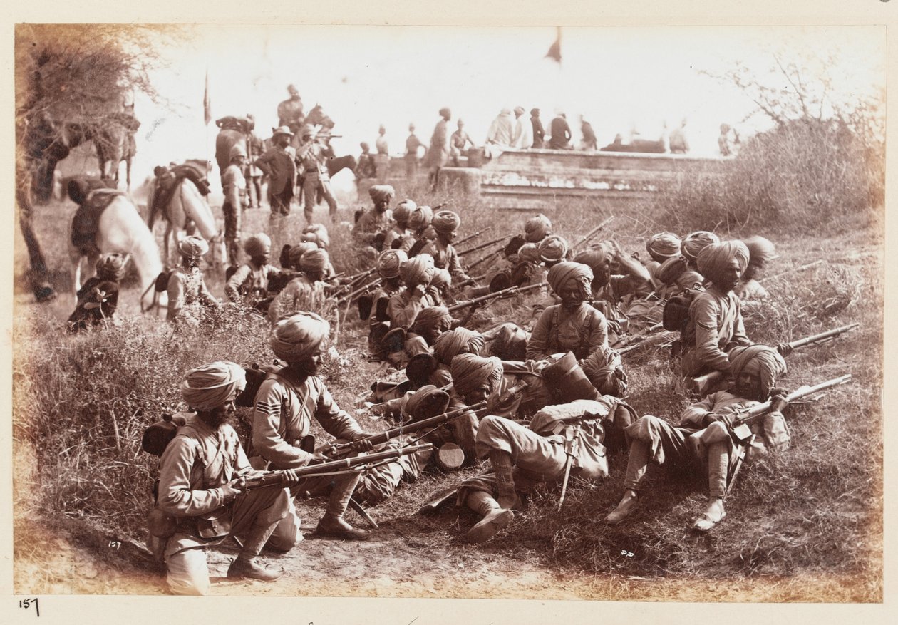 14. sikhit odottavat hyökkäystä, Delhi Camp of Exercise tekijältä Unknown photographer