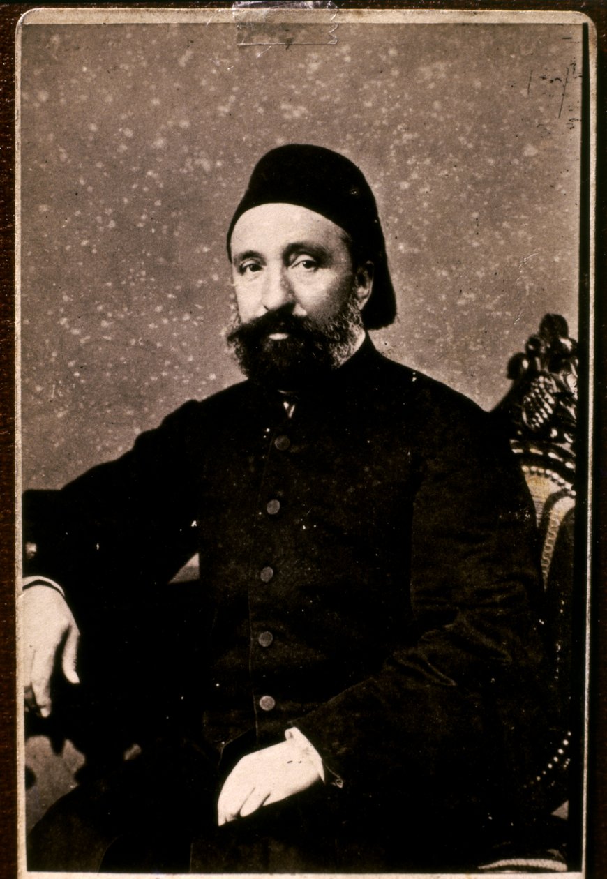 Ahmed Selik MIDHAT Pasha (1822-1863), ottomaanien poliitikko (valokuva). tekijältä Unknown photographer
