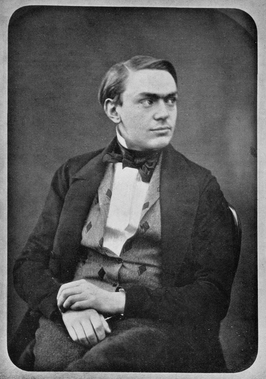 Alfred nobel 30-vuotiaana - valokuvaus tekijältä Unknown photographer