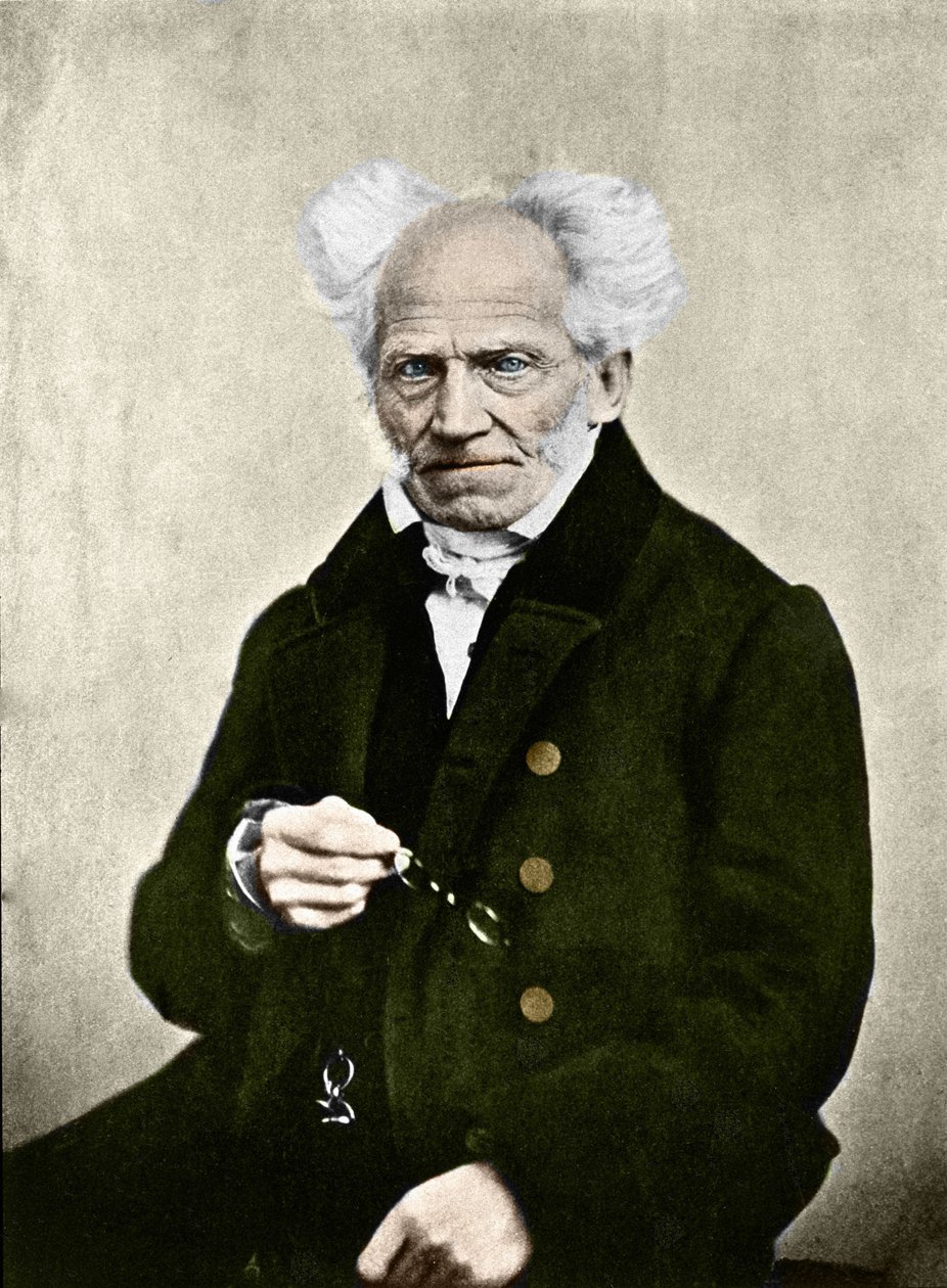 Arthur Schopenhauer (1788-1860), saksalainen filosofi. tekijältä Unknown photographer