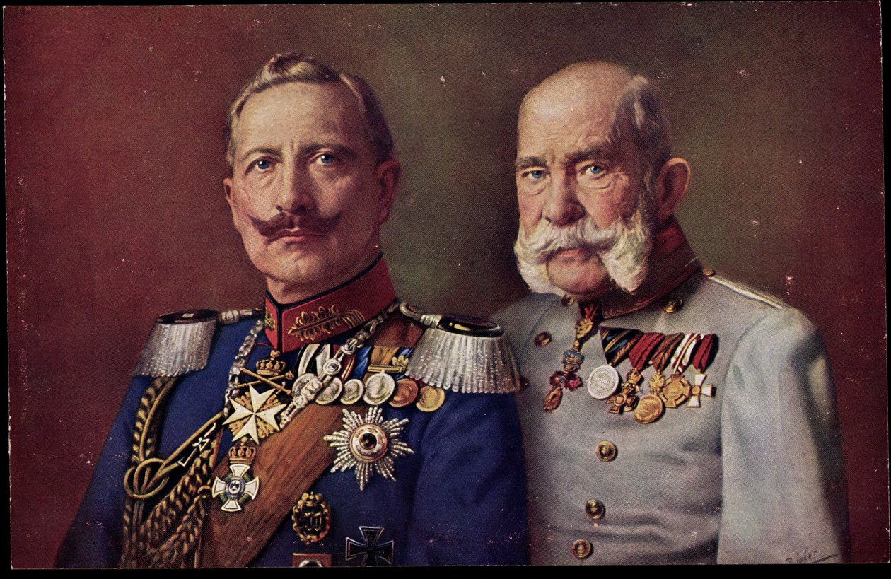 Artista Kaiser Wilhelm II, Imperador Franz Joseph Ifinnish tekijältä Unknown photographer