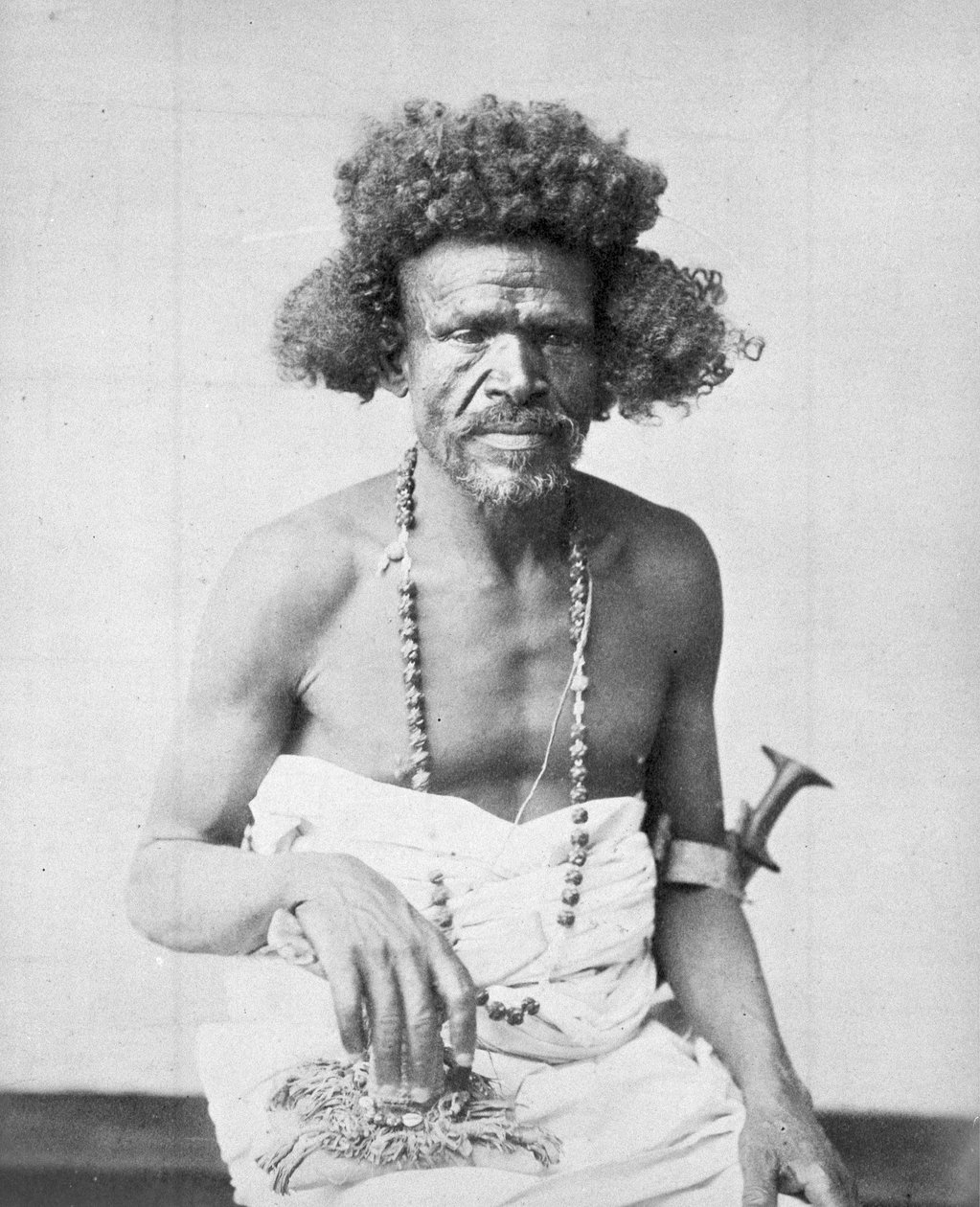 Beja-heimon jäsen Itä-Sudanista, noin 1885 tekijältä Unknown