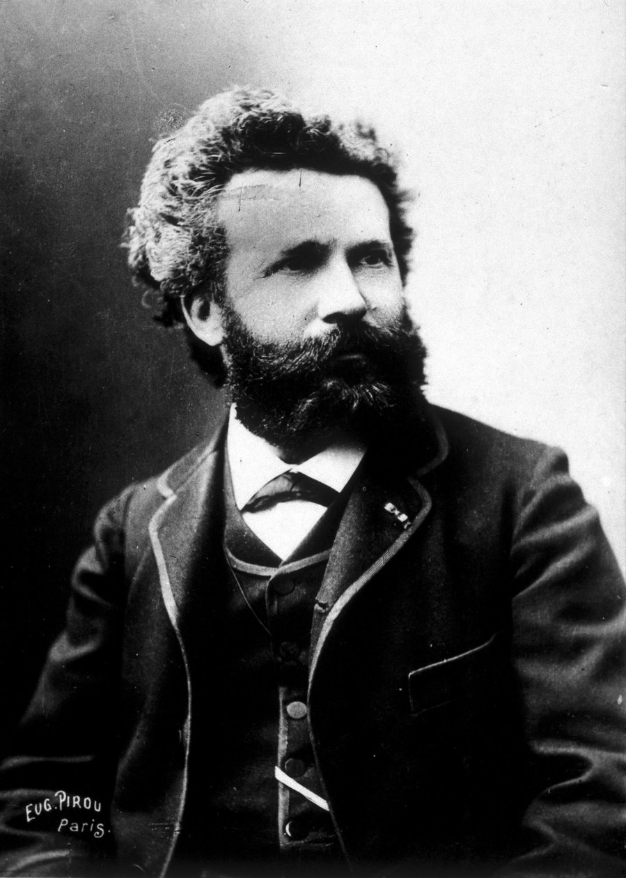 Camille Flammarion, ranskalainen tähtitieteilijä, noin 1890 tekijältä Unknown photographer
