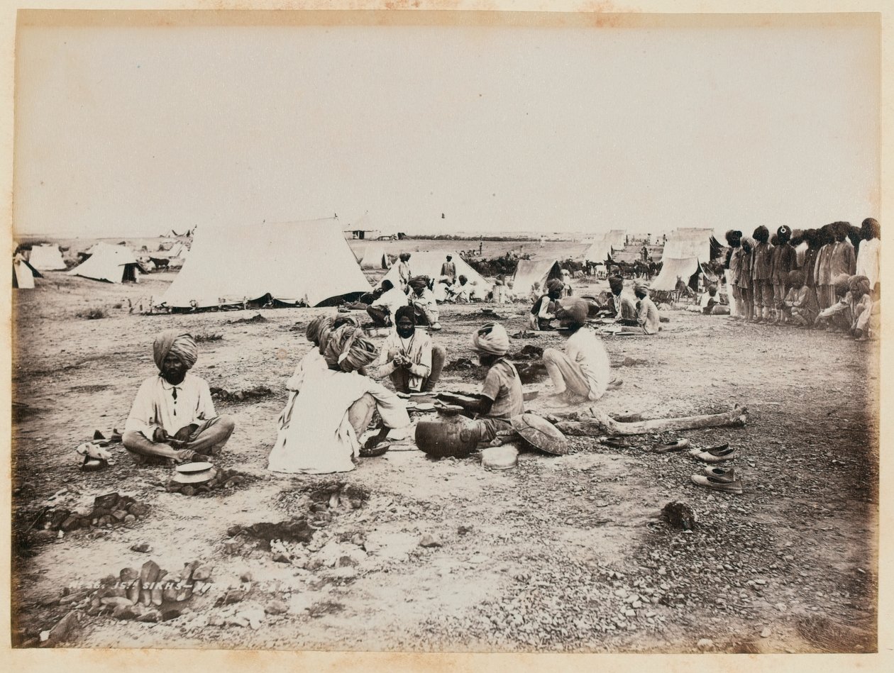 15. (Bengal) syntyperäisen jalkaväen leiri, Suakin Field Force tekijältä Unknown photographer