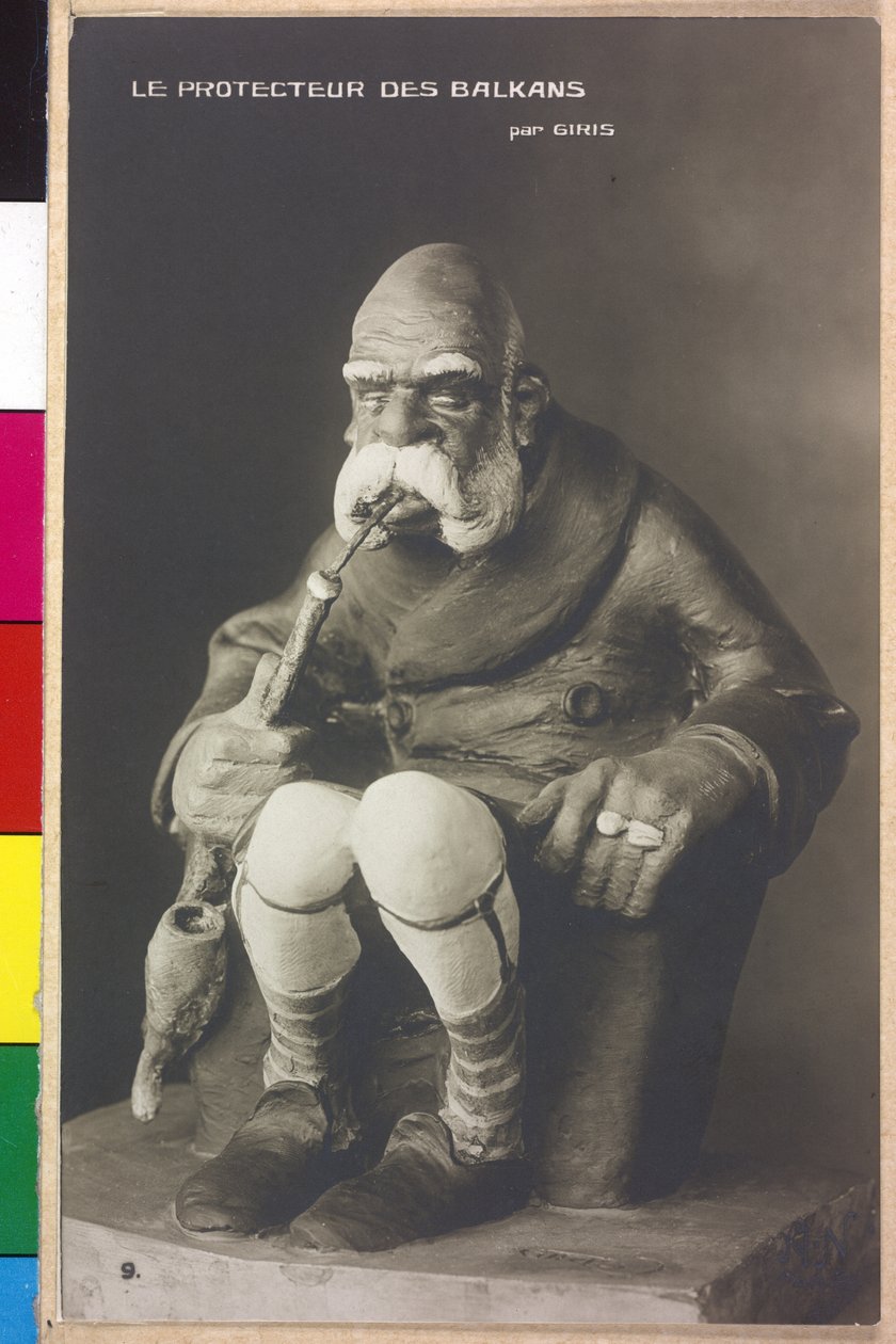 Franz Joseph I:n karikatyyri tekijältä Unknown photographer