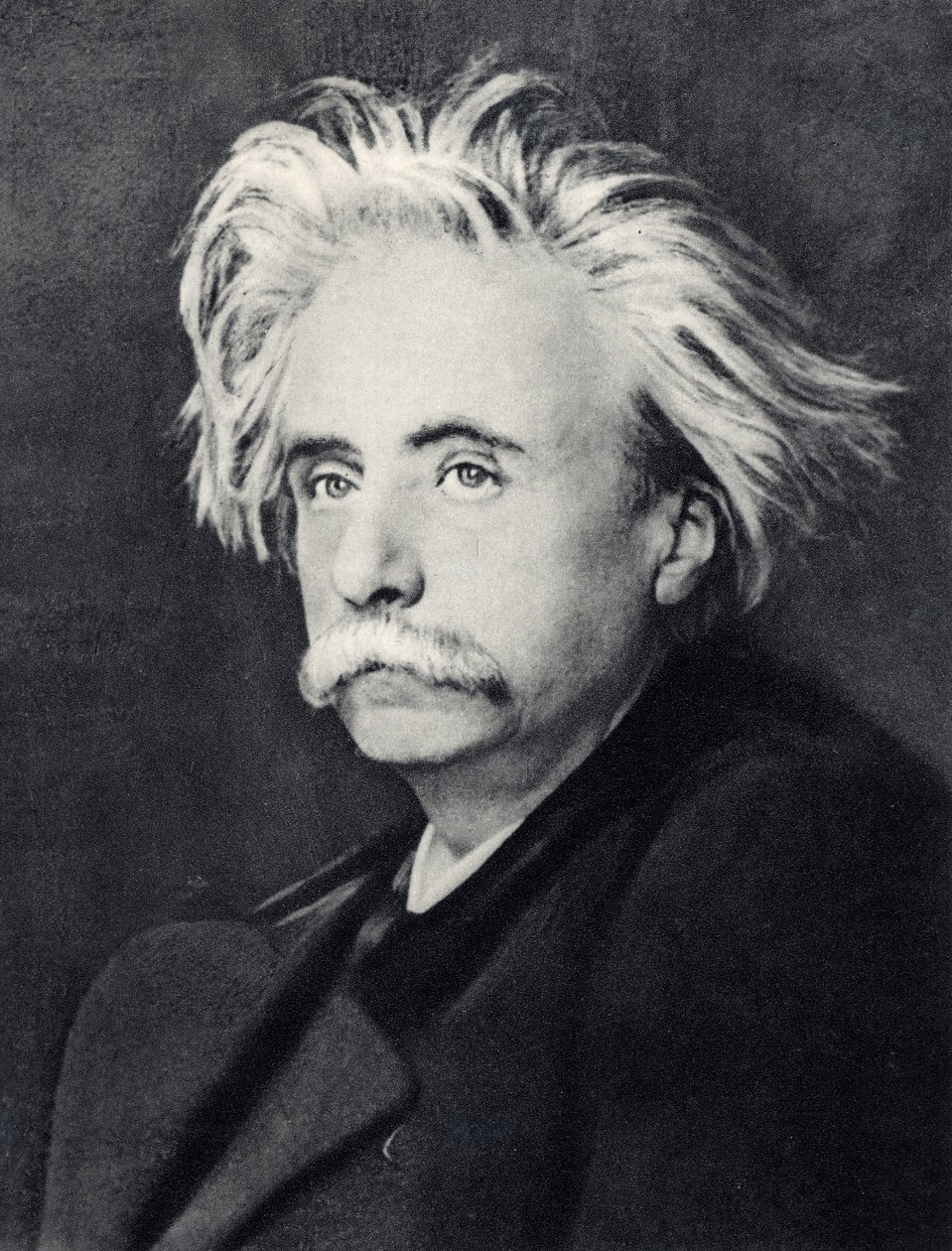 Edvard (Hagerup) Grieg (1843-1907) norjalainen säveltäjä (s/w-kuva) tekijältä Unknown photographer