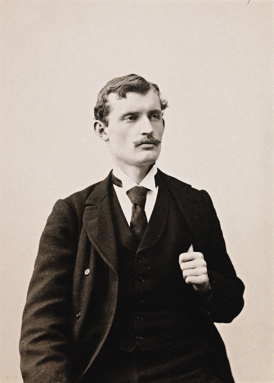 Edvard Munch anonyyminä, n. 1889 - Valokuva - Norjan kansalliskirjasto, Oslo tekijältä Unknown photographer