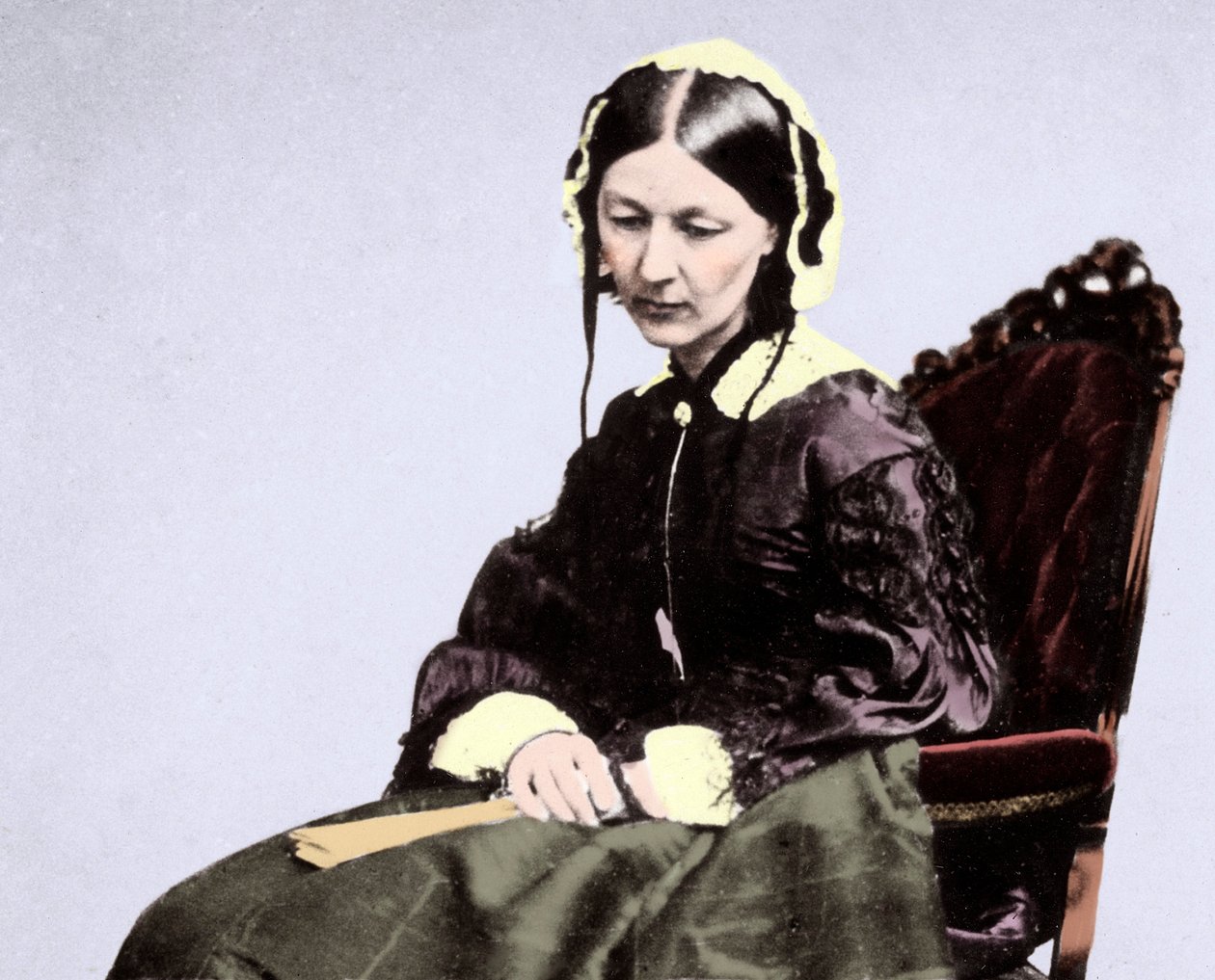 Florence Nightingale (1820-1910) tekijältä Unknown photographer