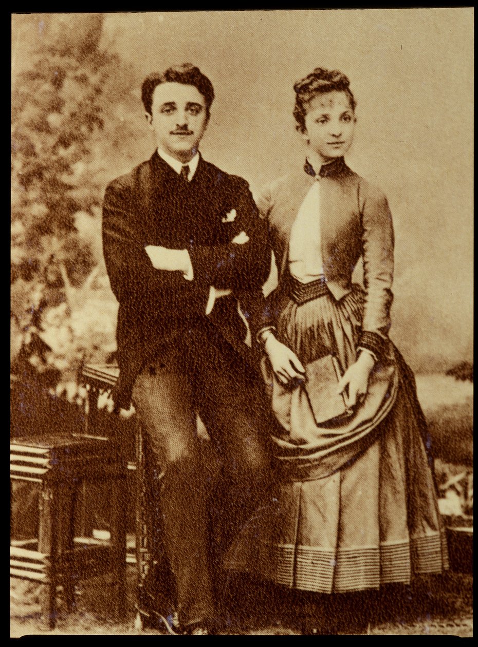 George ja Jeanne Hugo (Victor Hugon pienet lapset) tekijältä Unknown photographer
