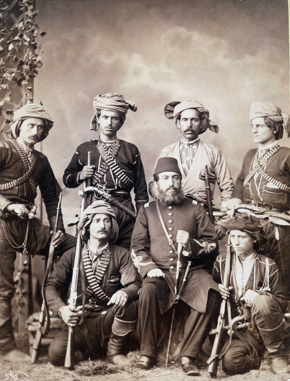 Georgian Warriors of Batum (tai Batumi) City of Georgia, Adjaria pääkaupunki tekijältä Unknown photographer