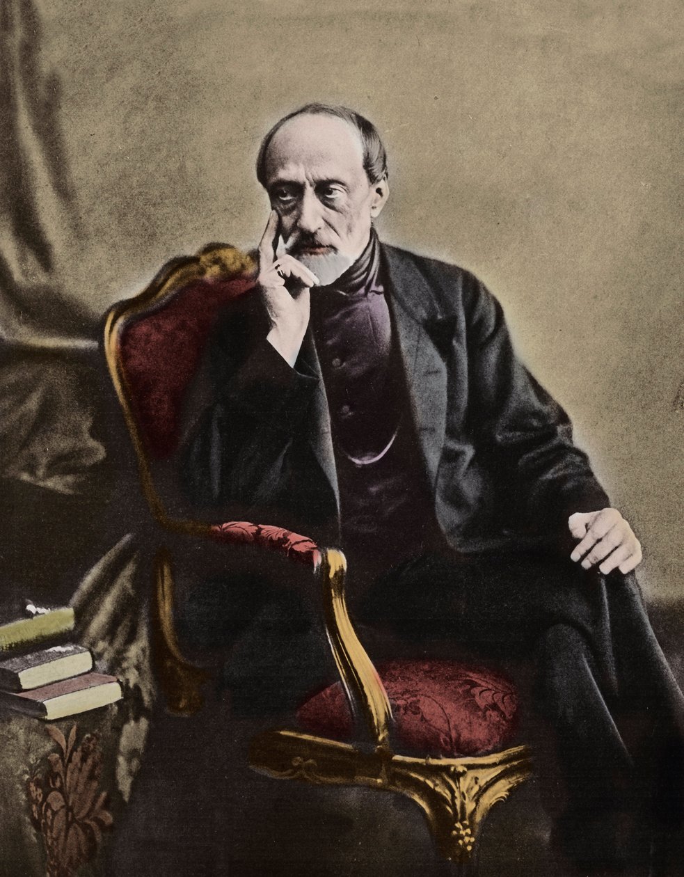 Giuseppe Mazzini (1805-1872), italialainen patriootti ja poliitikko - 1864 - Italian republikaanipoliitikon Giuseppe Mazzinin (1805-1872) muotokuva tekijältä Unknown photographer