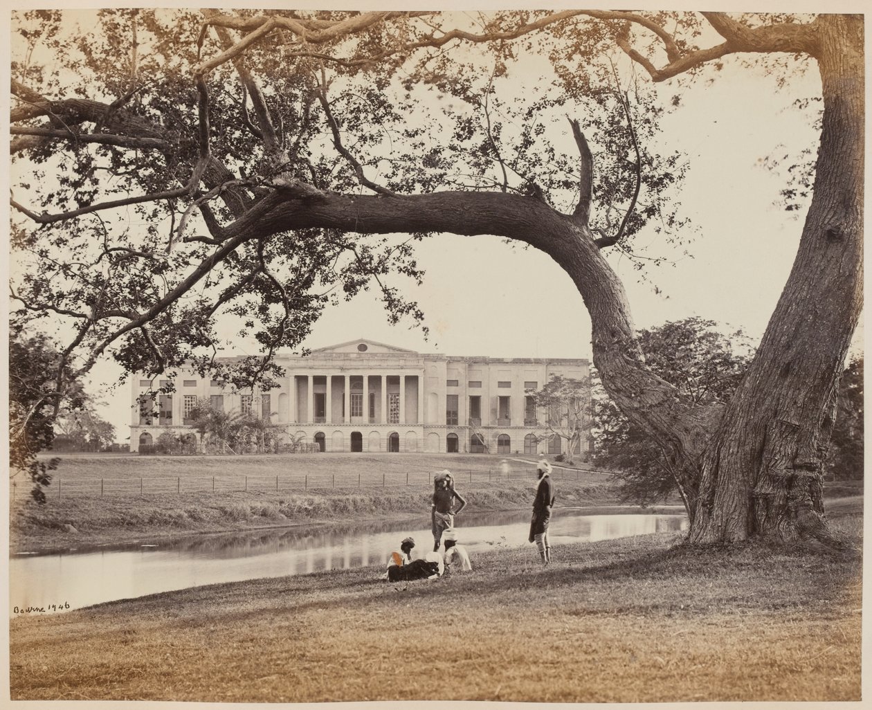 Government House, Barrackpore, etelästä tekijältä Unknown photographer