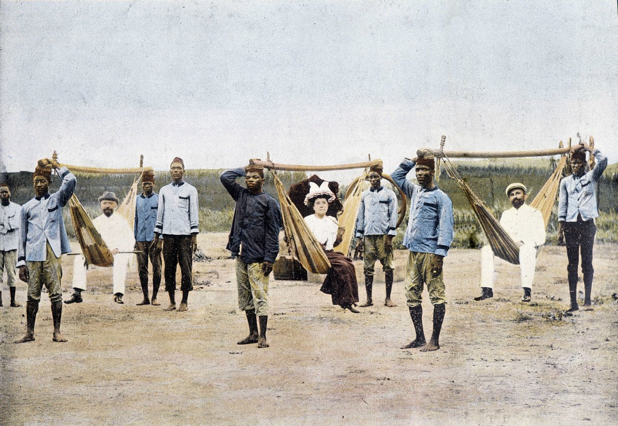 Hamaquaria Dahomeyssa (Benin), 1800-luvun lopulla tekijältä Unknown photographer