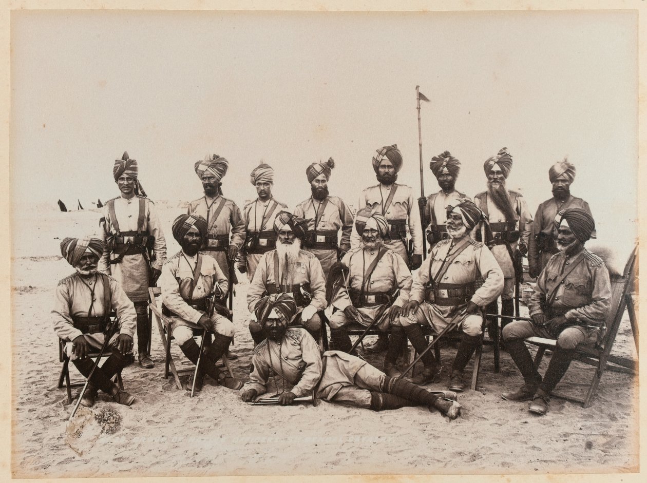 9. Bengalin ratsuväen intialaiset upseerit, 1885 tekijältä Unknown